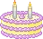 YellowAndPurpleCake emote