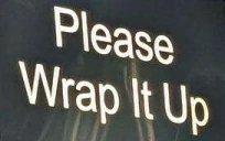 PleaseWrapItUp emote