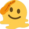 Melting_Salut emote