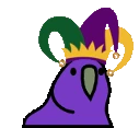 mardigrasParrot emote