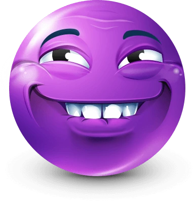 Joobi_Purple_Silly_Happy emote