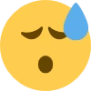 sweat emoji