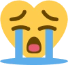 crying_yellow_heart emote