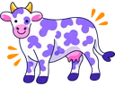 PurpleCow emote
