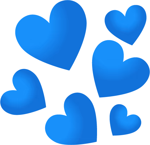 BlueHearts emote