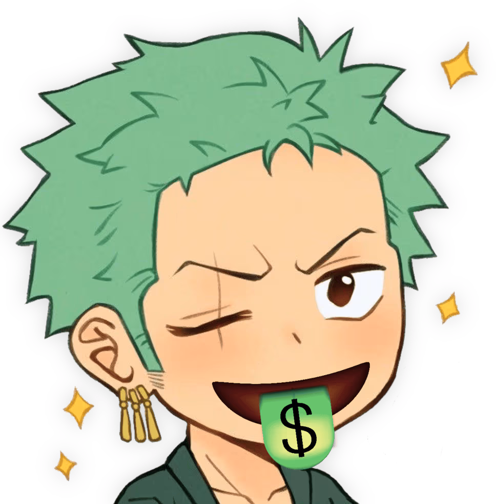 Zoro_RichMoney emote