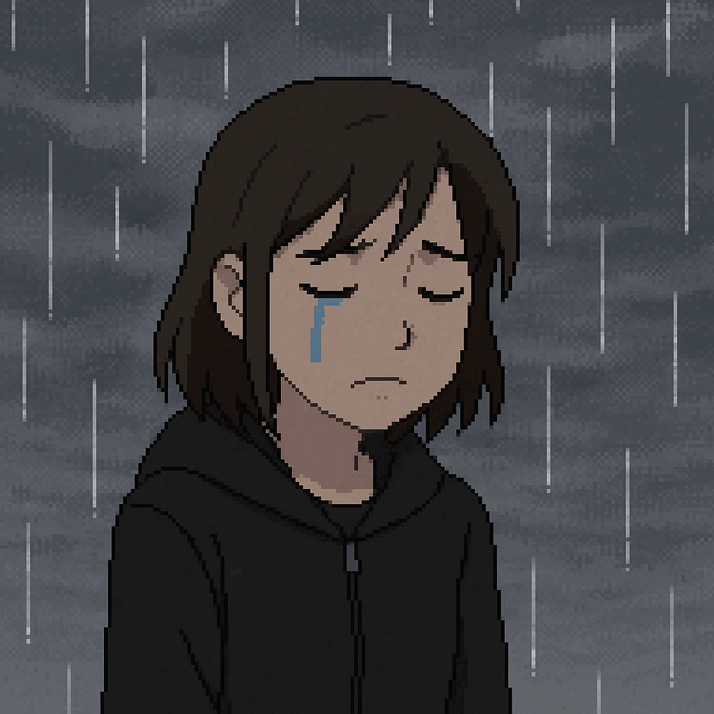 Chorando emote