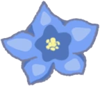 BlueBalloonFlower emote