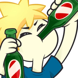 BlondBoyDrink emote