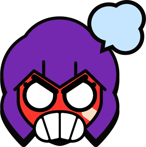 Angry_Shelly_BrawlStars_Pin emote