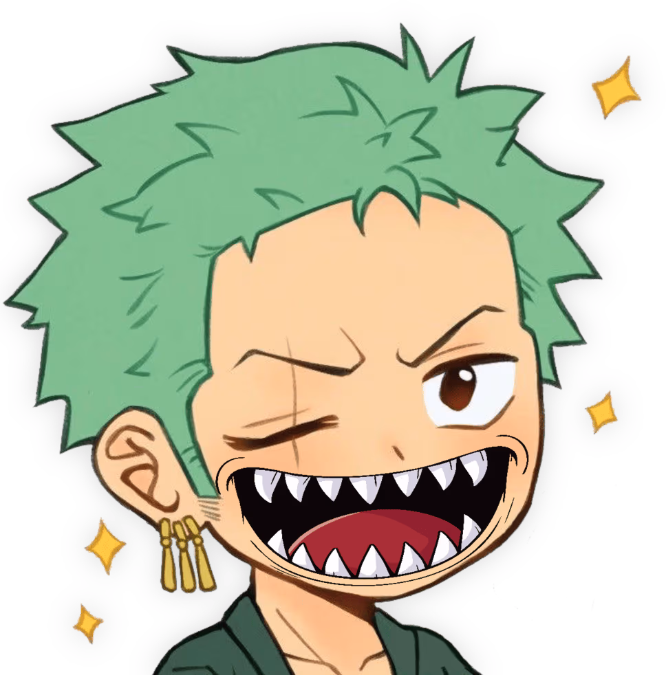 Zoro_SmileEvil emote