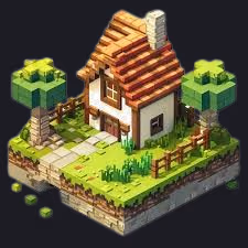 Minecraft_small_house emote