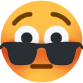 flushed_sunglasses emote