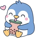 CutePenguin_LoveHeart emote