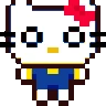 hellokittyblush emote