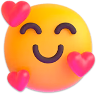 win11emoji_smiling_with_3_hearts emote
