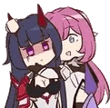 ElysiaHorny emote