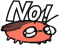 no_kawaii_roach static emote