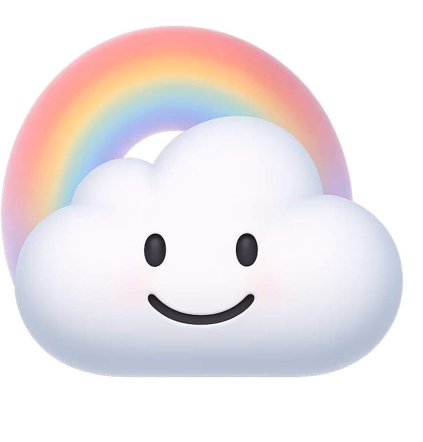 cloud_with_pastel_rainbow emote