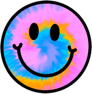 TyeDyeSmiley emote