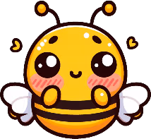 Cute_bee_blushing emote