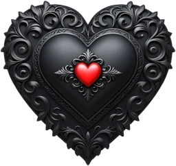 Goth_heart emote