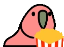 popcornParrot emote