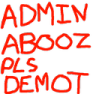 Admin_Abooz_Pls_Demot emote