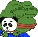pepePandaHug emote