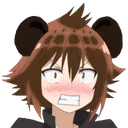 YenaEmbarrassed emote