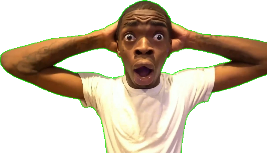 Shocked emote
