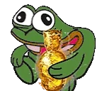 pepegSitIntoChuggment emote