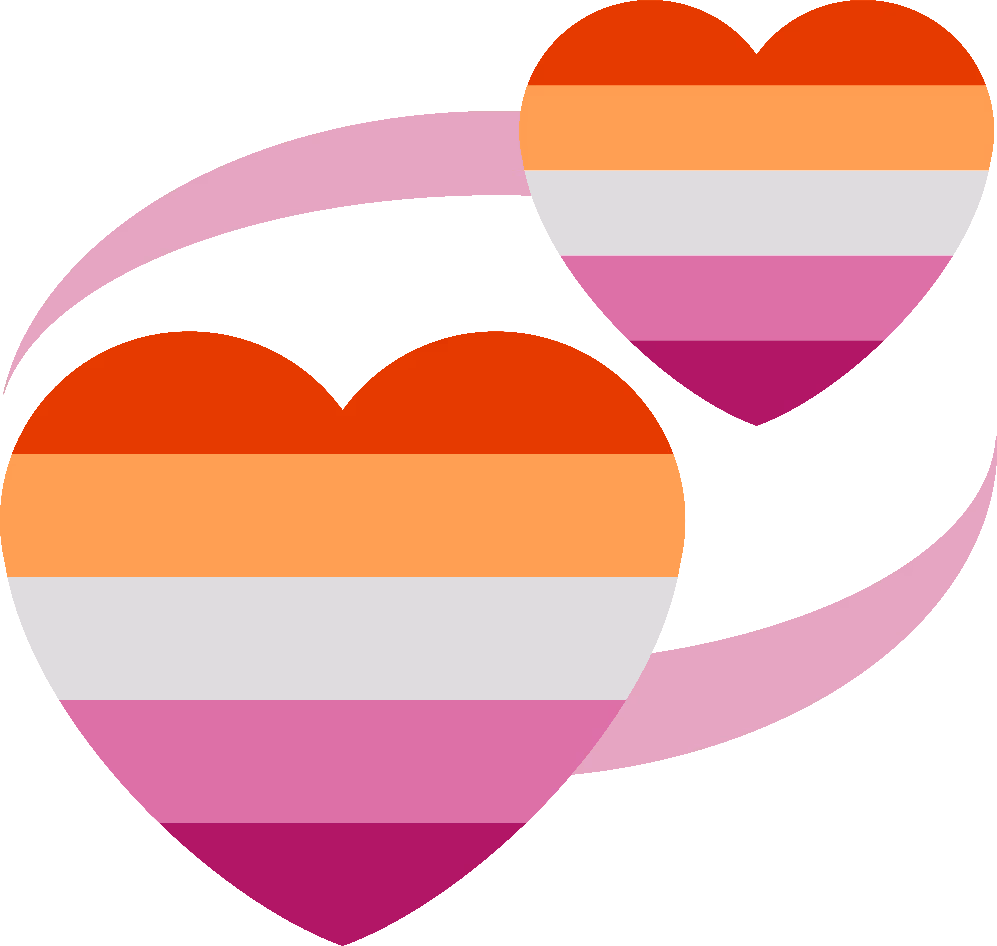 lesbian_spinning_hearts emote