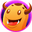 Monstercookiehappy emote