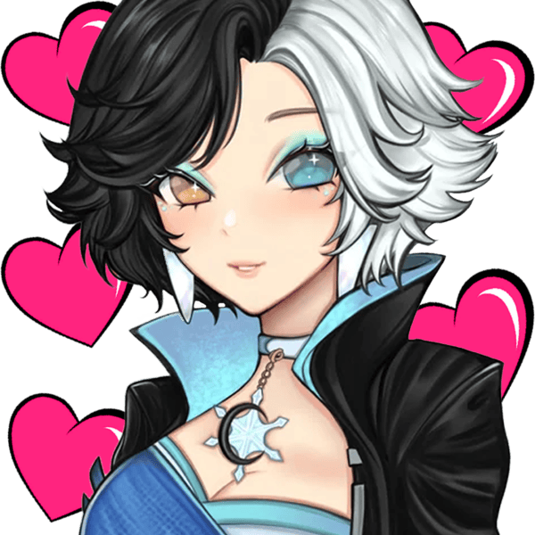 LunaSnowHearts static emote