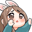 BunnyNoDontGo emote