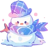 snowman static emote