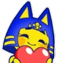 Ankha_Heart emote