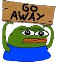 PepeGoAway emote