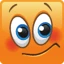 Odnoklassniki_Flushed emoji