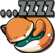 sleepingfox static emote