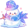 snowman emote