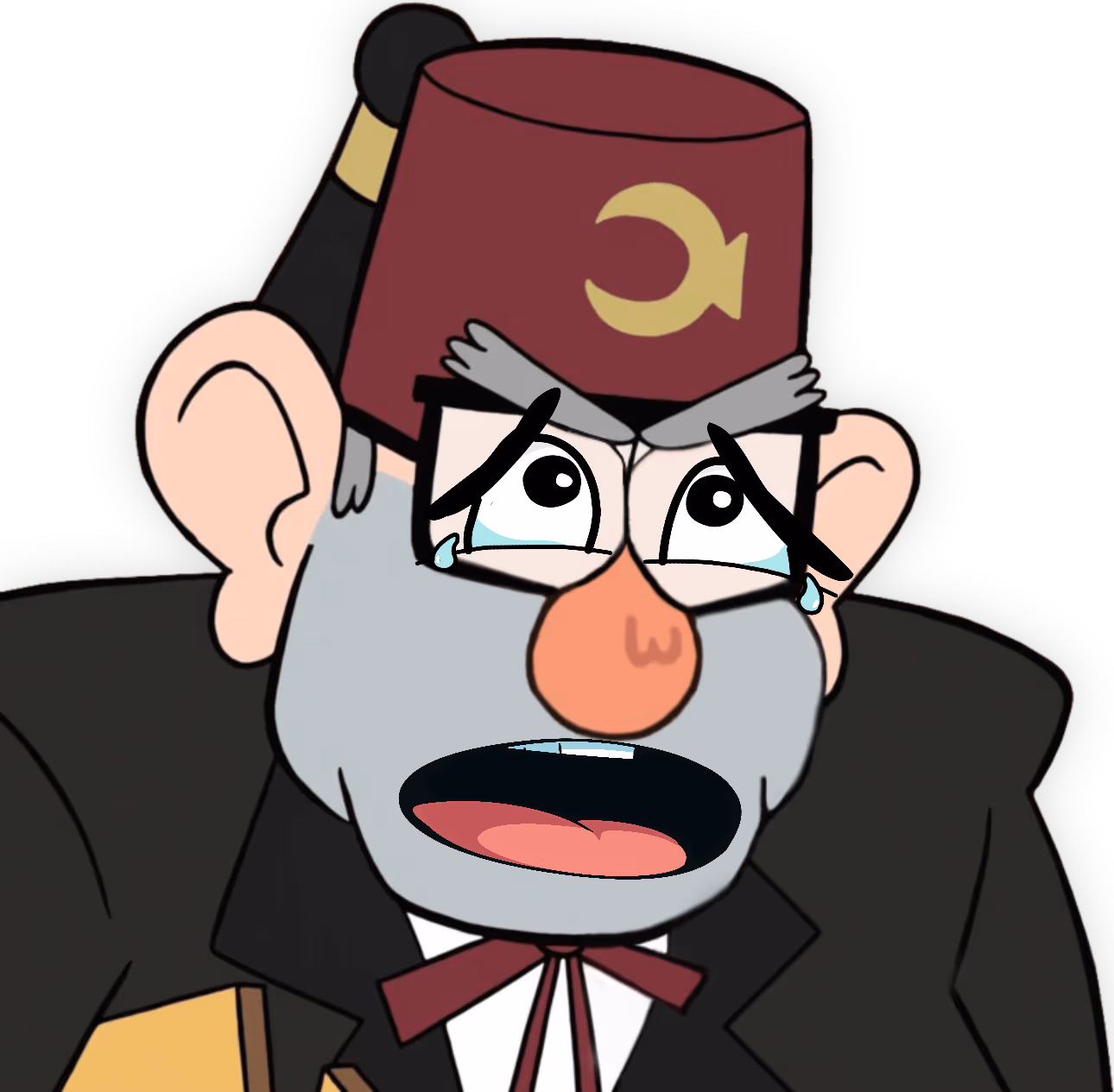 GrunkleStan_WhatSad emote