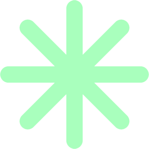 pastelgreenasterisk static emote