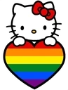 HelloKittyGayHeart emoji