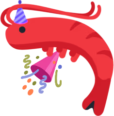 PartyShrimp emote