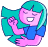 person_pink_swaying_hair_YT emote