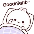 bunnyGoodNight emoji