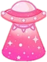 PinkUFO emote