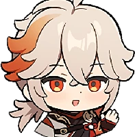 Chibi_Kazuha_Hi emote